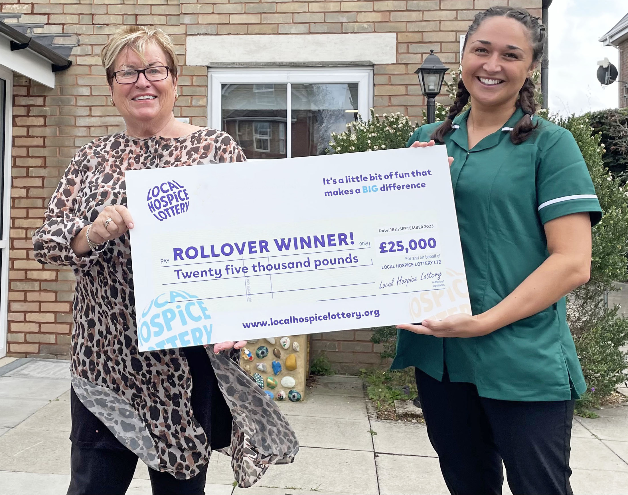 Jackie and hannah 25,000 winner 18th sep 2023 no brand